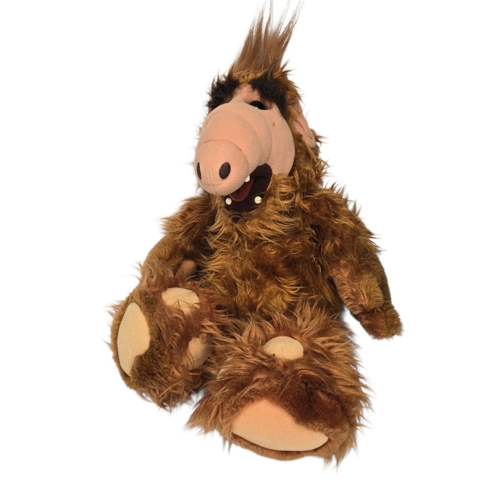 Vintage Plush 18" ALF Stuffed Animal Doll Toy Alien Productions Coleco TV 1986